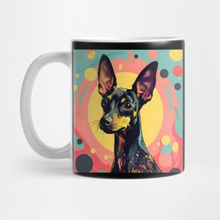 70s Manchester Terrier Vibes: Pastel Pup Parade Mug